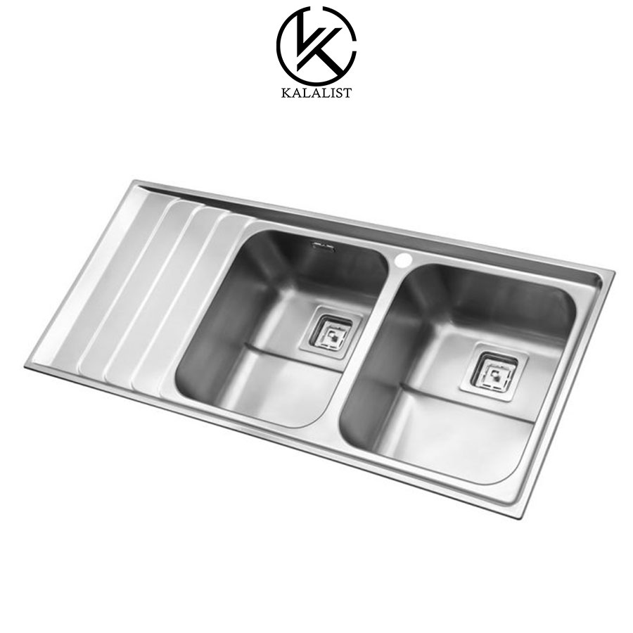 تصویری از سینک استیل البرز توکار مدل 734